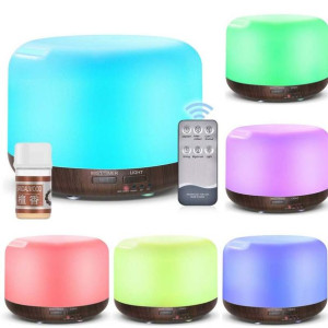 Nawilżacz powietrza dyfuzor zapachowy timer 300ml + pilot + olejek