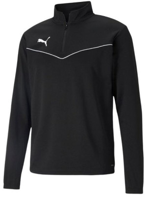 Bluza męska Puma teamRISE 1 4 Zip Top czarna 657394 03