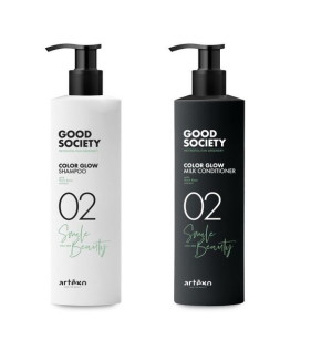Artego Good Society COLOR GLOW Zestaw: szampon 1l + odżywka 1l