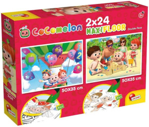 Puzzle dwustronne podłogowe 2x24el. Bądź uprzejmy dla wszystkich 91119 LISC