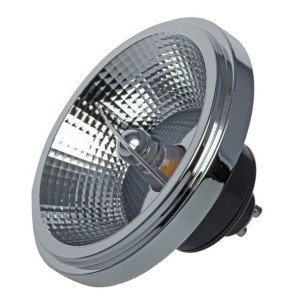 Żarówka LED czarna z odbłyśnikiem EKZA3391 GU10 AR111 12W 700lm 3000K
