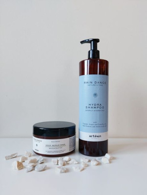 Maska regenerująca Artego Deep Repair + Szampon Hydra Rain Dance Artego