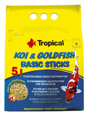 TROPICAL Koi & Goldfish Basic Sticks 5L\400g