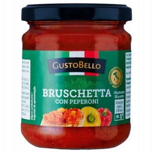 Pasta pomidorowa Gustobello Bruschetta z peperoni