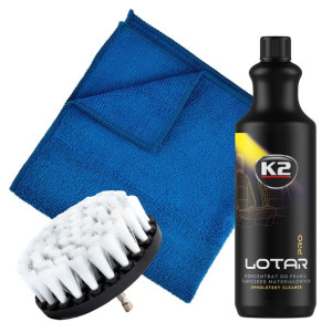 K2 Lotar Pro + szczotka K2 Brill + Mikrofibra