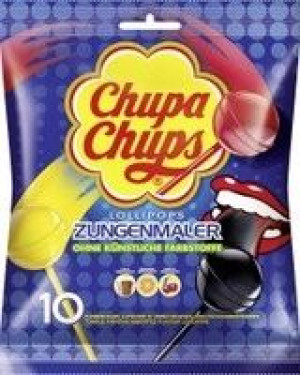 Lizaki Chupa Chups Barwiący Język Mix 10szt