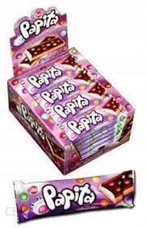 Batoniki mleczne - PAPITA - z cukierkami 24szt.