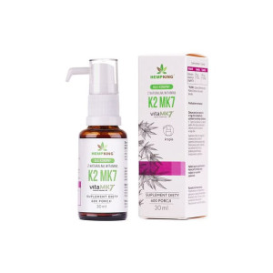 Witamina K2 MK7 w bio oleju konopnym (30 ml)