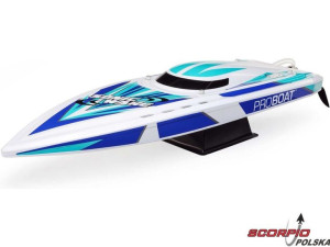 Proboat Sonicwake V2 36" Self-Righting BL RTR biały