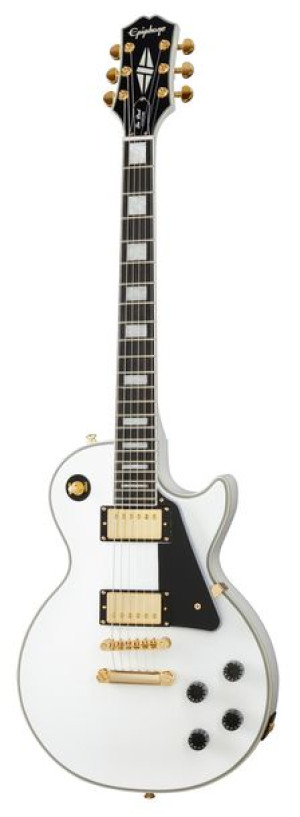 Epiphone Les Paul Custom Aw Alpine White Gitara Elektryczna