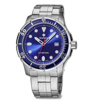 Zegarek SWIZA TETIS Gent SST blue metal