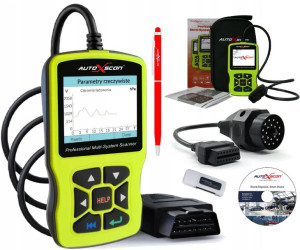 Skaner Mercedes + Obd2 Can Rs700 Full Polski Jezyk