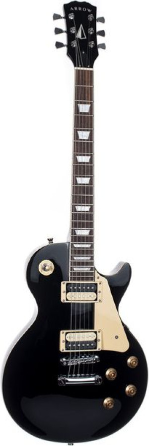 Arrow Lp 22 Open Black Rosewood/cream Gitara Elektryczna