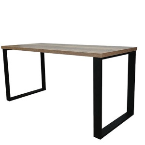 Biurko Neptun LOFT metal Dąb Halifax cynowany 120x70