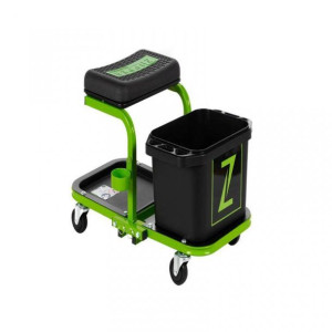 Mobilny Stołek Warsztatowy, Montażowy Z Pojemnikiem Zipper Zi-mhkw5