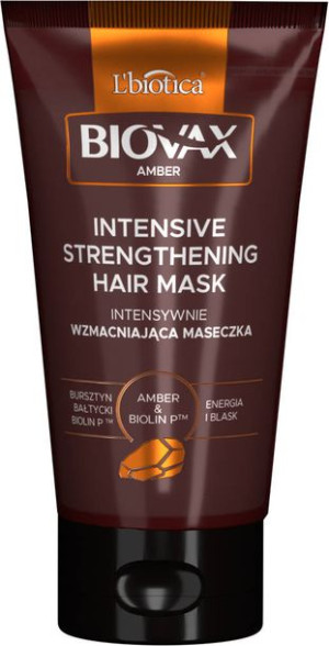BIOVAX Amber Intensywnie wzmacniająca maska do włosów 150 ml