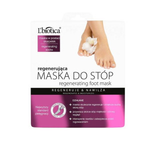 L'BIOTICA Maska Regenerująca do stóp- nasączone skarpetki