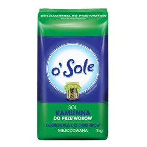 Sól kamienna niejodowana do przetworów 1 kg o'Sole