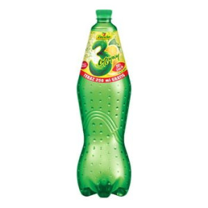 3 OWOCE cytryny 1,5l+250ml gratis gazowany zawierający 20% soku
