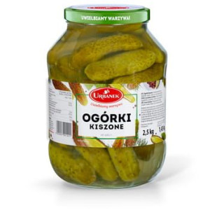 Ogórki kiszone 2,5kg Urbanek