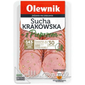 Sucha krakowska z pieprzem 90g Olewnik