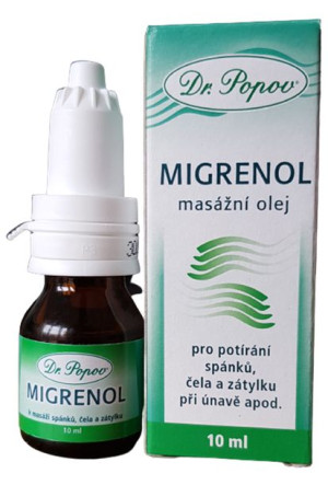 Migrenol olejek migrena sen stres 10ml Dr Popov