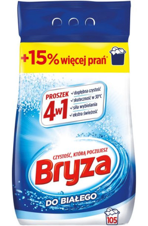 BRYZA Proszek do Prania 4w1 do Białego 6,825kg