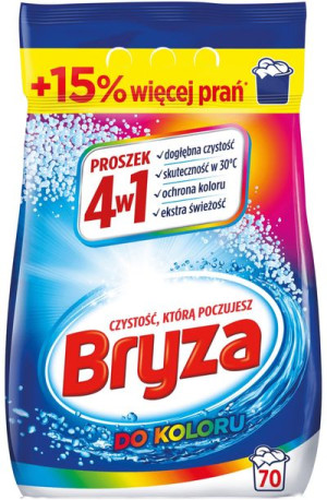 BRYZA  Proszek do prania 4w1 Kolor 4,55kg