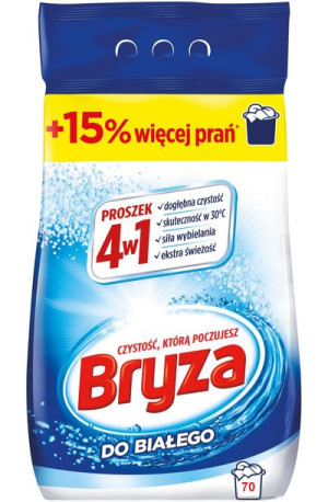 BRYZA Proszek do prania  4w1 do Białego 4,55kg