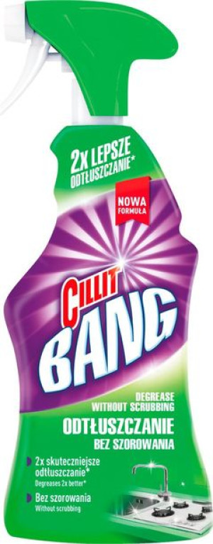 CILLIT BANG Power Cleaner Tłuszcz Smugi Spray750ml