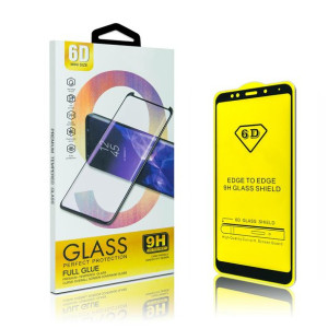 Glass 6d Full Glue Iph 6+ Black