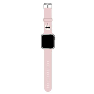 Pasek Karl Lagerfeld do Apple Watch 38/40/41mm różowy/pink