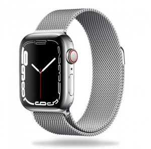 Gk Milaneseband Apple Watch 1/2/3/4/5/6/7/se (42/45/45mm) Silver