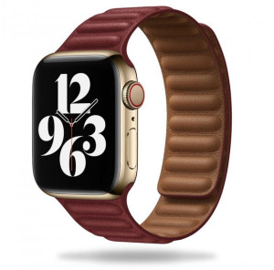 Gk Magnetic Strap Apple Watch 1/2/3/4/5/6/7/se (38/40/41mm) Claret