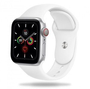 Gk Silicon Strap Apple Watch 1/2/3/4/5/6/7/se (38/40/41mm) White