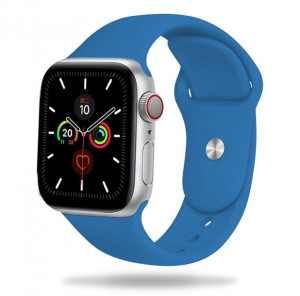 Gk Silicon Strap Apple Watch 1/2/3/4/5/6/7/se (42/44/45mm) Blue