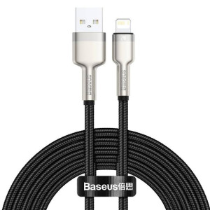 Baseus Cafule Metal Lightning Cable 2.4a 200cm Black