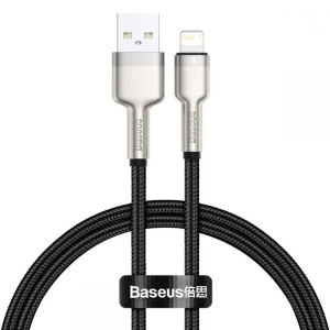 Baseus Cafule Metal Lightning Cable 2.4a 25cm Black