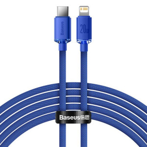 Baseus Kabel - Typ C na Lightning - PD 20W 2 metry (CAJY000303) niebieski