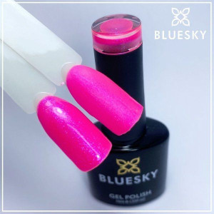 Lakier hybrydowy Bluesky XK 07 10ml 10ml BROKATOWY RÓŻOWY