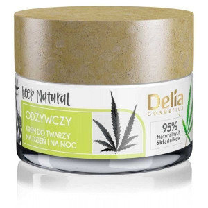 Delia Keep Natural Krem jagody goi  i olej konopny 50 ml
