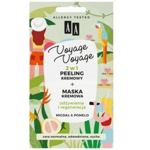 AA Voyage Voyage 2w1 peeling+maska kremowa migdał pomelo