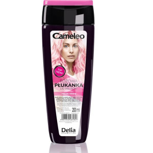 Delia Cameleo płukanka do włosów różowa 200 ml Nowy Delia Cosmetics płukank