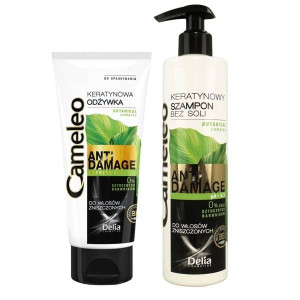 DELIA CAMELEO Zestaw ANTI DAMAGE 2w1 szampon, odżywka Nowy Delia Cosmetics
