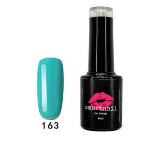 163 Smartnail Lakier hybrydowy  Green 6ml 6g ZIELONY PASTELOWY Odcienie zie