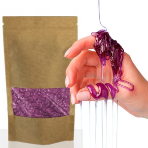 Italwax wosk twardy w perełkach - plum 100g Nowy wosk ItalWax w dropsach sz