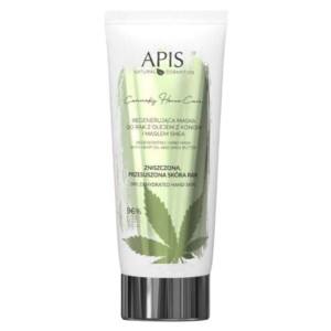 APIS CANNABIS Regenerująca maska do rąk masło SHEA 200ml Nowy Apis maska sk