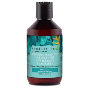 Bioelixire Szampon nawilżający z baobabem 300ml Nowy Bioelixire parabenów d