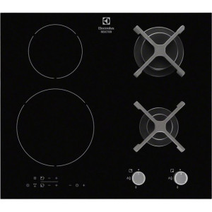 Płyta gazowo-indukcyjna Electrolux EGD 6576NOK (4 pola grzejne  kolor czarn