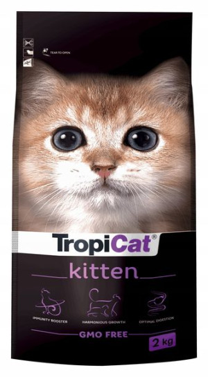 TropiCat Kitten 2kg dla kociąt karma dla kotów